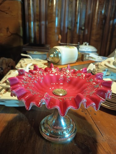 Ancienne coupe opaline - coupe,