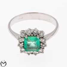 Bague en or Blanc 18 KT 750