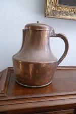 GRANDE   cruche ou pichet en cuivre - debut XXeme