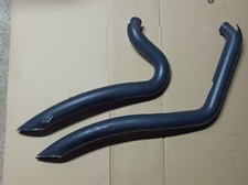 Big Radius Softail Vance Hines noir avec déflecteur silencieux