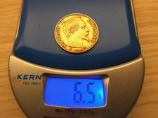 Pièce 20 Francs OR Napoléon 1859