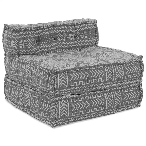 Pouf modulaire patchwork tissu - modulaire,