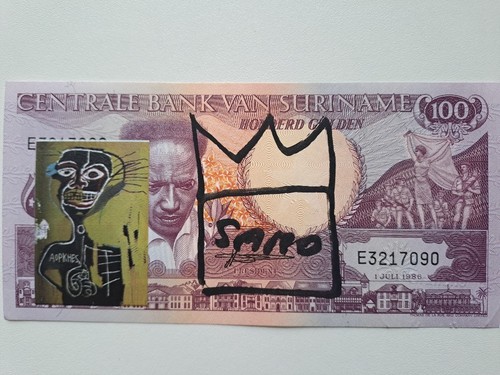 Billet original signé m - signé,