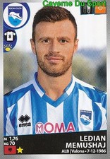 410 MEMUSHAL ALBANIA PESCARA CALCIO FIGURINE STICKER CALCIATORI 2017 PANINI