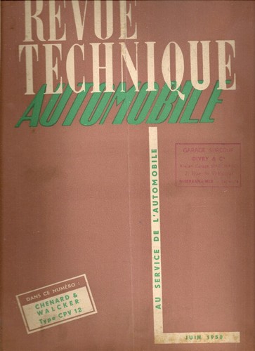 Revue technique automobile - revue, 50