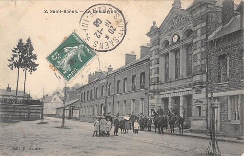 Cpa saint saens la - cpa,