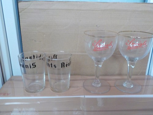 Verre ancien biere - ,