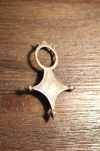 Ancienne croix broche touareg - croix,