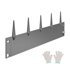 Bordure Paysagère Jardin Acier Résistant Rouille 5PCS 990x181mm Gris Foncé