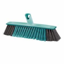 Leifheit Allround Balai Xtra Clean 30cm Poil Naturel Balai de Chambre Vert Ment.