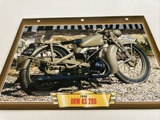 DKW KS200 1940 200 KS fiche carte moto passion collection Atlas