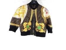 Fendi Veste en soie Baroque FF