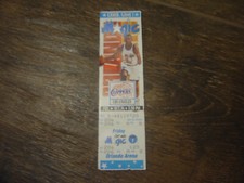1994 1995 Orlando Magic Clippers NBA Unused Ticket Stub 1st Brooks Thompson Game
