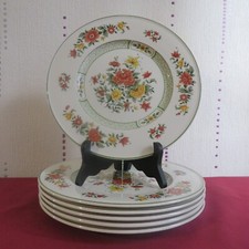 6 assiettes a dessert en porcelaine villeroy et Boch modèle summerday Ø 21,5