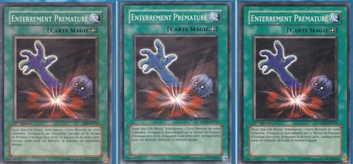 3x enterrement - yu-gi-oh!,