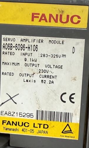 A06b 6096 h106 variateur - a06b-6096-h106,