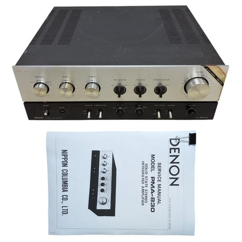 Denon pma 830 - denon, solid