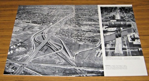 1955 magazine photo aerial - photo,
