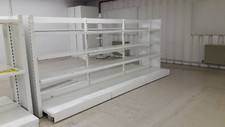 Gondole double roulantes agencement magasin étagères 3,60ml déstockage  