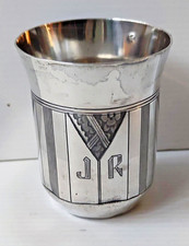 TIMBALE ARGENT MASSIF CISELE