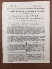 La Mode à Paris en 1791