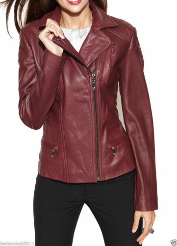 Veste bordeaux pour femme - , en