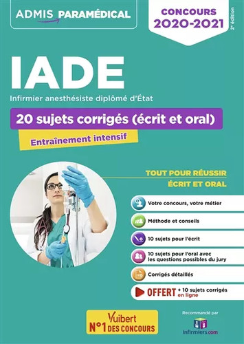 Concours iade 20 sujets - concours,