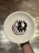 1960 Assiette Signée Jean Lurçat Céramique Vintage Era Capron Blin 