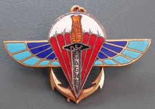 Insigne 2° RPC SAS Augis Régiment Parachutiste Coloniaux SUEZ 1956 ORIGINAL 4x3