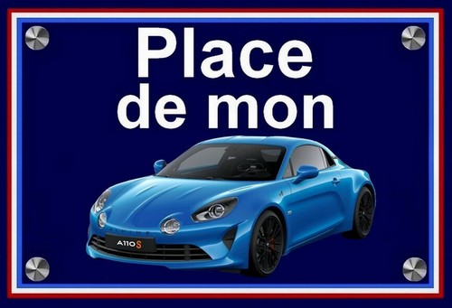 Plaque place mon - mon, alpine