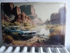 TOLE METAL 30 X 40 CMS MUSTANG