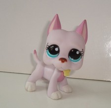 Figurine Littlest Pet Shop - # 1022 Chien Dogue Argentin / Great Dane Dog Danois