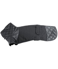 Manteau en cuir de lévrier