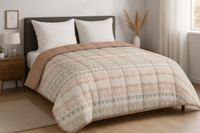 Couette tempérée Imprimée / Unie - 2 personnes 220 x 240 - MORTREUX