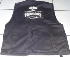 JOHNNY HALLYDAY RARE GILET BLOUSON REDSKINS XXL STAFF TOURNEE 100% 2000