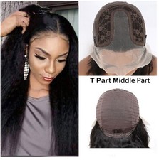 Perruque Cheveux Humain Meches Cheveux Naturels Brésilienne Kinky Straight Human