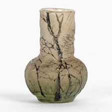 Vase Miniature Daum A La Pluie