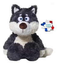 Peluche loup publicite