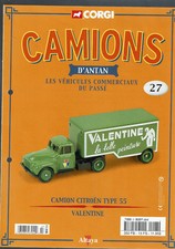 FASCICULE ALTAYA CORGI CAMIONS D'ANTAN  N°27  CITROEN TYPE 55 VALENTINE