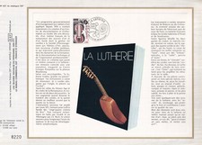Superbe Document Philatélique A4 CEF 1979 LA LUTHERIE LUTHIER MIRECOURT