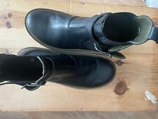 Bottines femme cuir 39 - Noir avec semelle kaki - Marque Art - Légères