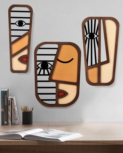 Lifvean abstract wood picasso - abstract,