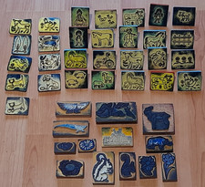 lot de 42 ancien tampon