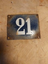 Plaque émaillée de rue