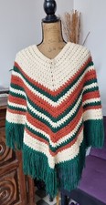 Poncho Crochet  Taille Unique