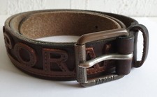 KAPORAL ceinture cuir marron femme enfant longueur cuir 89/3 cm tbeg