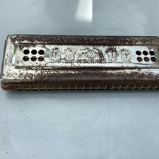 Ancien Hohner Harmonica The Echo Harp Germany C&G Glockenreine Stimmung