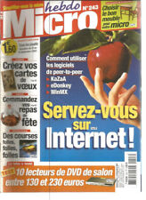 MICRO HEBDO N°243 COMMENT UTILISER LES LOGICIELS PEER-TO-PEER - KaZaA - eDONKEY