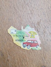 PUZZLE YOPLAIT DEPARTEMENTS Voiture Téléphone Courrier 85 Vendée 