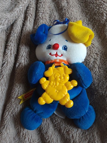 Ppc doudou chien blanc - blanc, bleu